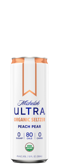 Michelob Ultra Organic Seltzer Peach Pear