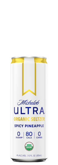 Michelob Ultra Organic Seltzer Spicy Pineapple