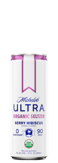 Michelob Ultra Organic Seltzer Berry Hibiscus