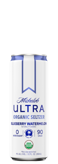 Michelob Ultra Organic Seltzer Blueberry Watermelon